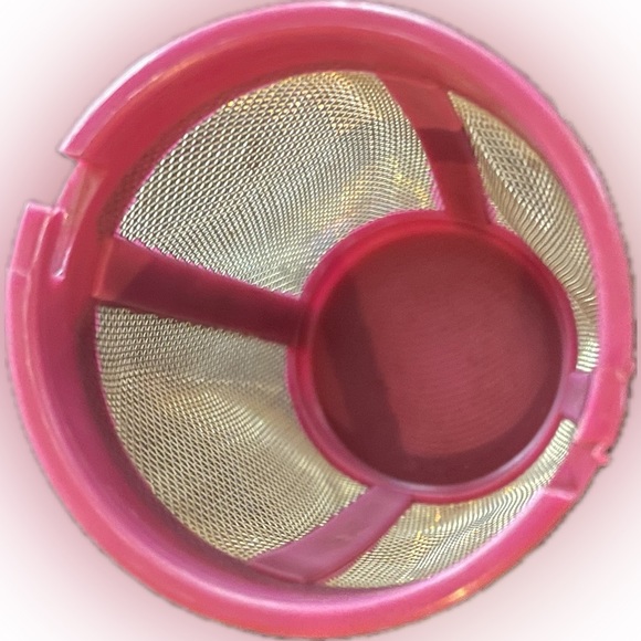 David’s Tea burgundy Stainless Steel Carry Travel Infuser Mug Tumbler - Picture 5 of 5